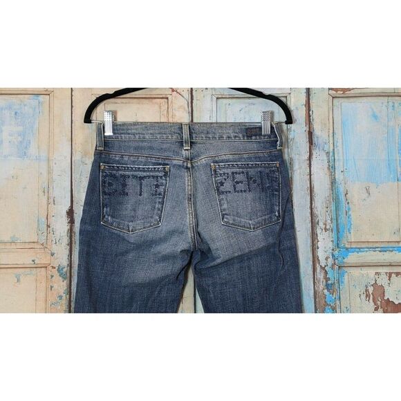 Citizens of Humanity Womens Size 26 Blue Kelly Stretch Low Waist Bootcut Jeans - Picture 4 of 12